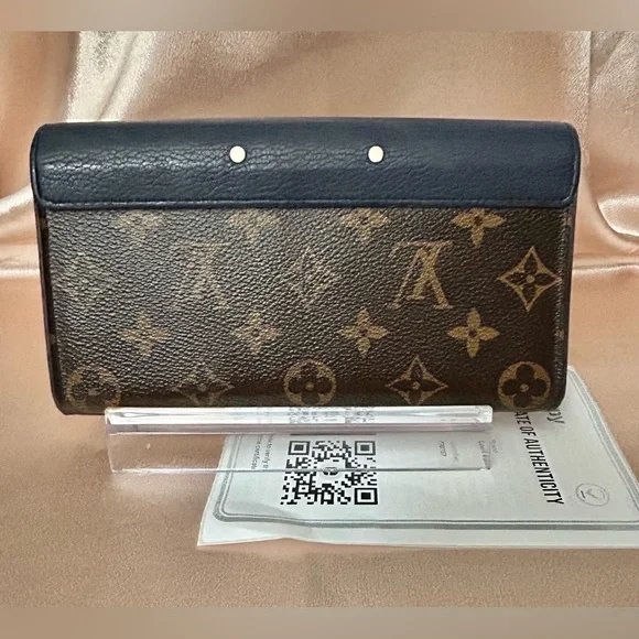 Louis Vuitton Pallas Monogram & Leather Wallet SN0157 - Picture 2 of 13